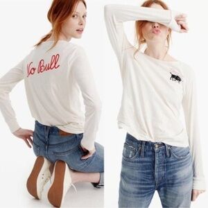 J.Crew Taurus Zodiac Collection Long Sleeve T-shirt size XL NWT